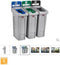 Rubbermaid Slim Jim Recycling Station Startset - Rubbermaid DY107
