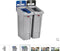 Rubbermaid Slim Jim Recycling Station Startset - Rubbermaid DY107