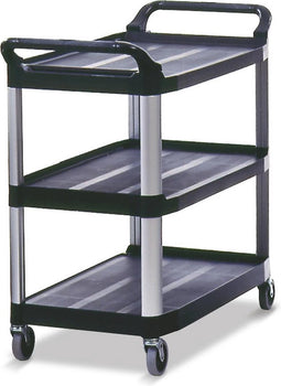 Rubbermaid X-Tra Serveerwagen Zwart - Rubbermaid F693 - Horeca