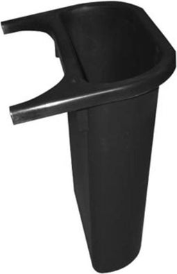 Rubbermaid zijbakje voor recyclagebak 4,5 l, zwart