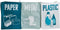 Rubbish Bags Paper-Plastic-Metal Pack of 3 units