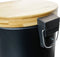 Rubbish Bin Kitchen Move Black Matte back 30 L