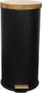 Rubbish Bin Kitchen Move Black Matte back 30 L