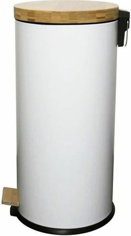 Rubbish Bin Kitchen Move White 30 L