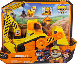 Rubble & Crew - Blafwerf Bulldozer met lichten, geluiden en Rubble-figuurtje - bouwspeelgoed - PAW Patrol speelgoed