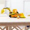 Rubble & Crew - Blafwerf Bulldozer met lichten, geluiden en Rubble-figuurtje - bouwspeelgoed - PAW Patrol speelgoed