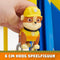 Rubble & Crew - Blafwerf Hijskraan-speelset met Rubble-figuurtje en 340 g Kinetic Build-It speelzand - PAW Patrol speelgoed