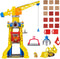Rubble & Crew - Blafwerf Hijskraan-speelset met Rubble-figuurtje en 340 g Kinetic Build-It speelzand - PAW Patrol speelgoed