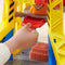 Rubble & Crew - Blafwerf Hijskraan-speelset met Rubble-figuurtje en 340 g Kinetic Build-It speelzand - PAW Patrol speelgoed