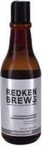 Redken Brews Thickening Shampoo 300ml - Normale shampoo vrouwen - Voor Alle haartypes