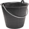 Rubi 88776 Kunststof bouwemmer met inhoudsmaten - 12L - Zwart