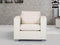 HELSINKI - Fauteuil - Beige - Leer