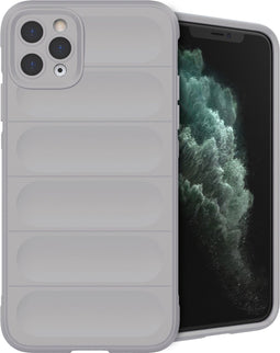 imoshion Hoesje - Geschikt voor iPhone 11 Pro Max - EasyGrip Backcover - Grijs