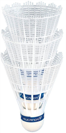 Rucanor Badminton Shuttles Seagull Wit 3 Stuks
