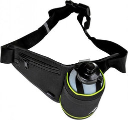 Rucanor - Bottle Belt - Running Belt - 100 CM - Zwart/Geel