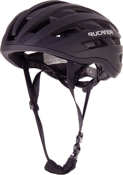Rucanor Grav Fietshelm (EN 1078) - Verstelbaar met Draaiknop - Lichtgewicht - Maat M 55-58 cm - Zwart - Fietshelm - Skatehelm