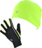 Rucanor Loan Vines Set Gloves and Hat - Muts - Algemeen - Maat XS - S - Fluor Geel;Zwart