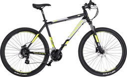 Rucanor Lux - Mountainbike - 27,5 Inch - Zwart/Geel - 24 Versnellingen - Hydraulische Schijfrem