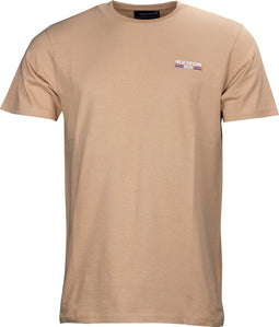 Rucanor Raffi Basic Shirt Ronde Hals Heren Beige Maat M