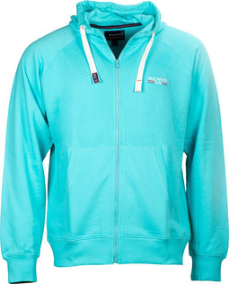 Rucanor Sky Sweatvest Hooded Unbrushed Heren Aqua Maat S