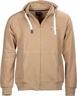 Rucanor Sky Sweatvest Hooded Unbrushed Heren Beige Maat L