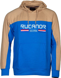 Rucanor Trevor Sweater Hoodie - Heren - Blauw/Beige - Maat M