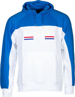 Rucanor Trevor Sweater Hoodie Heren Blauw/wit Maat M