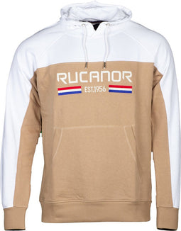 Rucanor Trevor Sweater Hoodie Heren Wit/beige Maat Xl