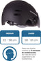 Rucanor Urban Sprint Fietshelm (EN 1078 + NTA 8776) - Verstelbaar met Draaiknop - Lichtgewicht - Maat L 58-61 cm - Zwart - Fietshelm - Speed Pedelec - Snorscooter