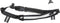 Rucanor - Waist Belt 2 Bottles Mini - Hardloopriem - 115 CM - Zwart