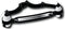 Rucanor - Waist Belt 2 Bottles Mini - Hardloopriem - 115 CM - Zwart