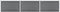 vidaXL - Schutting - 526x106 - cm - HKC - grijs