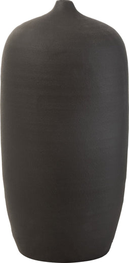 J-Line vaas kruik Hoog - cement - zwart - 60 cm hoog