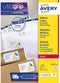 Avery L7159-40 - Adresetiketten - JamFree en QuickPeel - Wit (40 stuks)