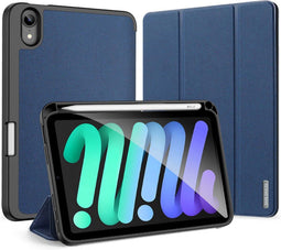 Dux Ducis Domo - Tablet Hoes voor iPad Mini 6 (2021) - Dun design met magnetische sluiting - Donkerblauw
