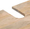 vidaXL - Wastafelkast - 62x33x58 - cm - massief - mangohout