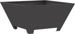 vidaXL - Vuurkorf - Vierkant - Zwart - 60x60x30 - cm - Staal