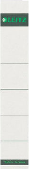Rug-insteekkaart Leitz smal 32x191mm grijs | 10 stuks