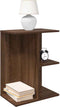 vidaXL - Nachtkastjes - 2 - st - 46,5x29x61 - cm - bewerkt - hout - bruin - eikenkleur