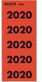 Rugetiket Leitz 2020 rood