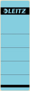 Rugetiket Leitz breed/kort 62x192mm zelfklevend blauw | 100 stuks