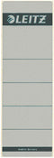 Rugetiket Leitz breed/kort 62x192mm zelfklevend grijs | 10 stuks