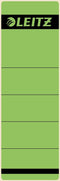 Rugetiket Leitz breed/kort 62x192mm zelfklevend groen | 100 stuks