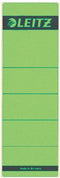 Rugetiket Leitz breed/kort 62x192mm zelfklevend groen | 100 stuks