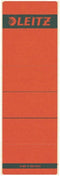 Rugetiket Leitz breed/kort 62x192mm zelfklevend rood | 10 stuks