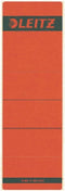 Rugetiket Leitz breed/kort 62x192mm zelfklevend rood | 10 stuks
