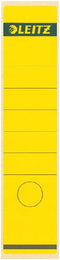 Rugetiket Leitz breed/lang 62x285mm zelfklevend geel | 10 stuks