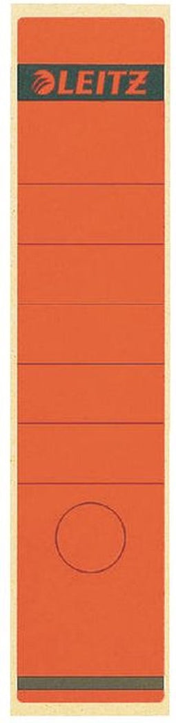 Rugetiket Leitz breed/lang 62x285mm zelfklevend rood | 10 stuks