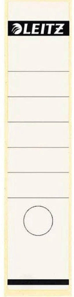 Rugetiket Leitz breed/lang 62x285mm zelfklevend wit | 10 stuks