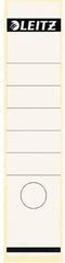 Rugetiket Leitz breed/lang 62x285mm zelfklevend wit | 10 stuks